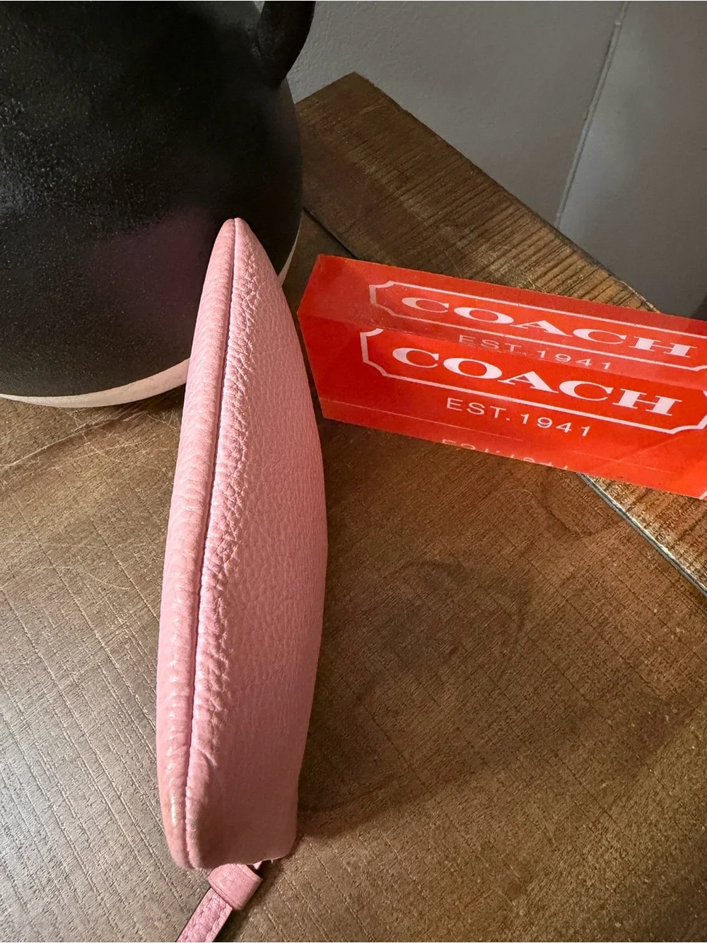 Coach Pink Sundae Wristlet